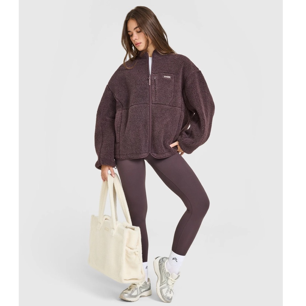 Oner Active Umber Brown Fleece Jacket - Picture 2 of 7